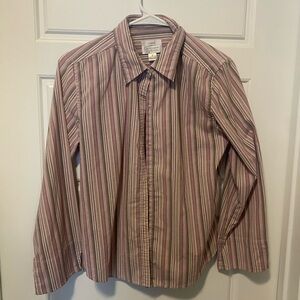 Christopher & Banks Womens Multicolor Striped Shirt